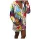 thumbnail image 2 of Puntoco Moda Mujer Tie Dyeing Print Coat Outwear Sudadera Con Capucha Chaqueta Abrigo Tops Liquidación Puntoco Puntoco-430, 2 of 7