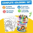 thumbnail image 2 of Lápices de colores Jumbo Momo & Nashi para niños de 1 a 3 a 16 unidades y niños de 4 a 8 años, 2 of 7