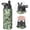 Black, variant on 18oz Insulated Water Bottle with Straw & Cleaning Brush, Wide Mouth Stainless Steel Flask, Camo Print