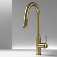thumbnail image 6 of VIGO Hart Arched Single Handle Pull-Down Spout Kitchen Faucet Matte Brushed Gold, 6 of 13