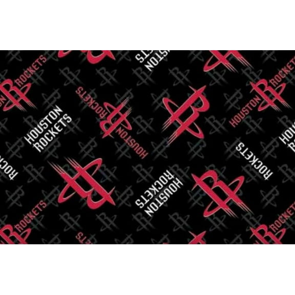 Cotton Houston Rockets NBA Basketball Sports Team Cotton Fabric Print by the Yard (83hou0002)