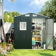 thumbnail image 5 of 6 ft. W x 4 ft. D Outdoor Steel Storage Shed, 5 of 8