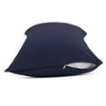 thumbnail image 5 of PiccoCasa Set of 2 Body Pillowcases Zippered Body Pillow Cover for Body Pillows, King Navy Blue, 5 of 7