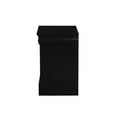 thumbnail image 3 of Hassch Modern Nightstand with 2 Storage Drawers Accent Bedside Table for Bedroom Living Room, Black, 3 of 6