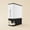 Black, variant on Norcho Rice Dispenser, 25 lb (11.3 kg) Sealed Rice Storage Container with Measuring Cup, Moisture Proof, Kitchen Pantry, White