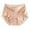 Pink, variant on AWZXDE Women's Triangle Briefs Solid Color Lace Mid Rise Breathable Fabric Soft Seamless Comfortable Underwear Cotton Underwear For Women Pink
