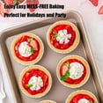 thumbnail image 5 of 5 Inch Aluminum Foil Mini Pie Pans 50Pcs - Disposable Small Mini Pie Tins Pot Pie Tins For Bakeries, Cafes, Restaurants - Durable Mini Tart Pans for Pie, Fruit Tarts, Quiche, 5 of 6