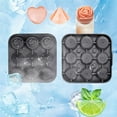 thumbnail image 3 of WZXPWT 9-Cavity Rose Heart Ice Mold, Food Grade Silicone Rose Tray, Easily Release Ice Cube Maker for Cocktails and Cold Brews, 3 of 6
