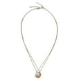 thumbnail image 2 of Collar Con Colgante LYUMO Aleación Premium Dorado y Plateado, 2 of 8