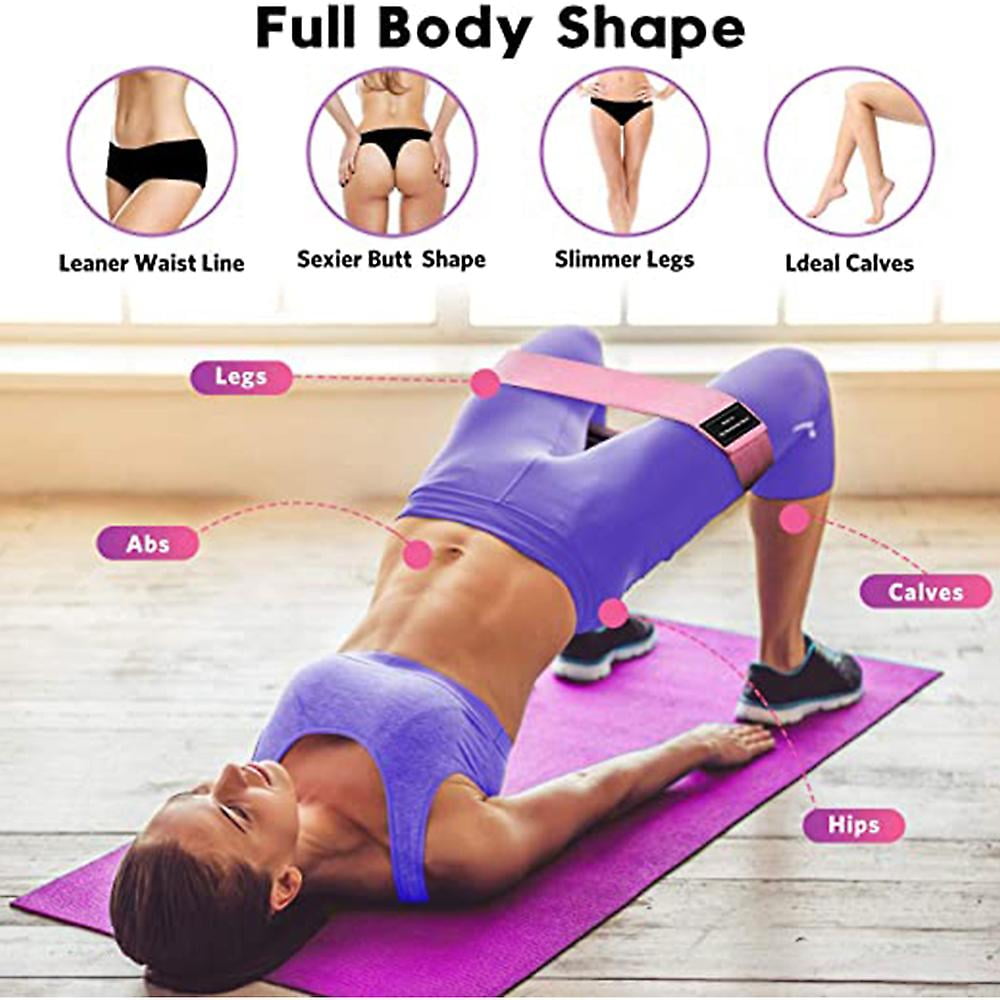 Resistance Bands Booty Bands Exercise Workout Bands For Legs And Butt Walmart