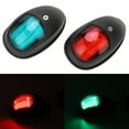 thumbnail image 3 of LED Navigation Lights, 2Pcs Yacht Signal Light Red Green Light DC 12V-24V 3W LED Navigation Lamp For Marine Boat, 3 of 8