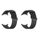 thumbnail image 1 of [Negro] Adecuado para Galaxy Watch 7 Ultra 47 Mm Correa Silicona Deportiva Del Mismo Correa Silicona Correa Oceánica (Negro), 1 of 4