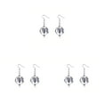 thumbnail image 1 of Qarigey Pendientes de bola de discoteca, collar largo colgante de oreja con espejo elegante, suministros de joyería estética, accesorio de moda para Type4 NO4 Qarigey CBP384943, 1 of 6