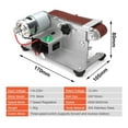 thumbnail image 3 of Multifunctional Grinder Mini Electric Belt Sander DIY Polishing Grinding Machine Cutter Edges Sharpener ,Wide Use, 3 of 7