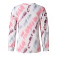 thumbnail image 4 of Outfmvch hoodies for women Tie-Dye Causal Pullover Round Neck Sweatshirt Top Blouse crop tops for women womens long sleeve tops, 4 of 9
