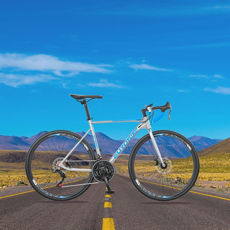 Eurobike XC580 Road Bike, 21 Speed, 700C Racing Bike, Steel Frame