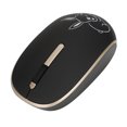 thumbnail image 4 of Ratón inalámbrico tipo C, botón de silencio de 1200DPI, receptor Dual USB, ratón USB C con bonito patrón de conejo para oficina de negocios, 4 of 5