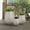 Gray, variant on Mintazer Modern Planter Set of 3, 15.6''/10.8''/7.3'' Stackable Flower Pots with Drainage Holes, Stone-Look Textured Decorative Plant Pots for Indoor & Outdoor, Beige