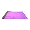thumbnail image 2 of Ahgly Company Indoor Square Abstract Purple Contemporary Area Rugs, 5' Square, 2 of 4