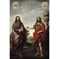 thumbnail image 3 of Bartolomé Estebán Murillo 13x18 Black Modern Framed Museum Art Print Titled - Saint John the Baptist Pointing to Christ (C. 1655), 3 of 5