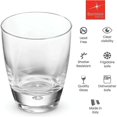 thumbnail image 3 of Vaso tipo rocks Bormioli Rocco 265 ml transparente - pack de 12, 3 of 7