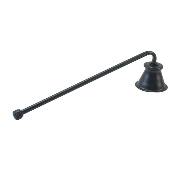 Herramienta de extinción de velas, tapón de vela, cubierta cortadora de mecha en forma de campana de 4cm para apagar accesorios de llama de vela , negro