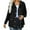 Black, variant on Babysbule Winter Coats for Women Ladies Fashion Lapel Solid Color Cardigan Top Pocket Button Decor Long Sleeve Hoodless Casual Jacket Tops