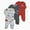 Red, variant on Baby Boys' Bodysuits Baby Pajamas Cotton Button Cartoon Print Baby Sleepers for Boys Girls Clothes 3Pack Soft Footed Jumpsuit Spring Fall Outfits,Red,9-12 Months