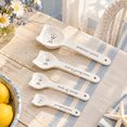 Cat Measuring Cups and Spoons Set, Ceramic Kitchen Tools for Bakers and ...