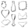 thumbnail image 2 of Bachelorette Party Cookie Cutter Set 8 Pc - Foose Cookie Cutters - USA Tin Plated Steel, 2 of 7