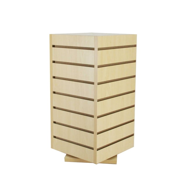 FixtureDisplays® 4-Sided Slatwall Counter Spinner Display Rack Great for Gift, Jewelry 15591