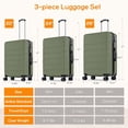 thumbnail image 5 of Aidoly 24 inch Carry-on Luggage, Expandable Lightweight Suitcase with TSA Lock, Hard Shell Luggage for Adult,Green, 5 of 7