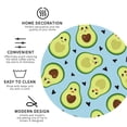 thumbnail image 4 of Disketp Avocado And Hearts Funny Coasters,6 Pcs Leather Coasters With Holder, Perfect Housewarming Hostess Gifts,Protect Furniture From Water Marks Scratch And Damage, 4 of 9