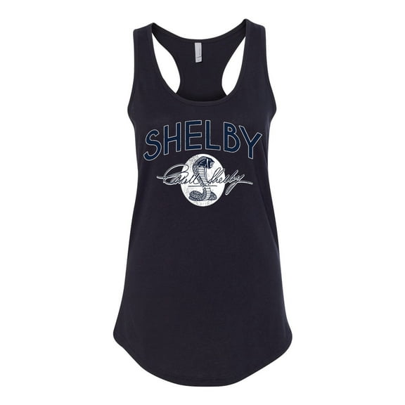 Wild Bobby Ford Shelby Retro Cobra Logo Women Racerback Tank Top