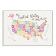 thumbnail image 2 of The Stupell Home Decor Collection Map Water Color Wall Plaque Art, 2 of 5