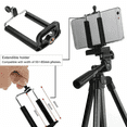 thumbnail image 4 of Professional Camera Tripod Stand Mount + Phone Holder for Cell Phone iPhone, 4 of 8