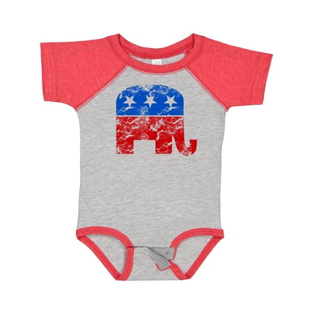 

Inktastic Vintage Republican Elephant Gift Baby Boy or Baby Girl Bodysuit