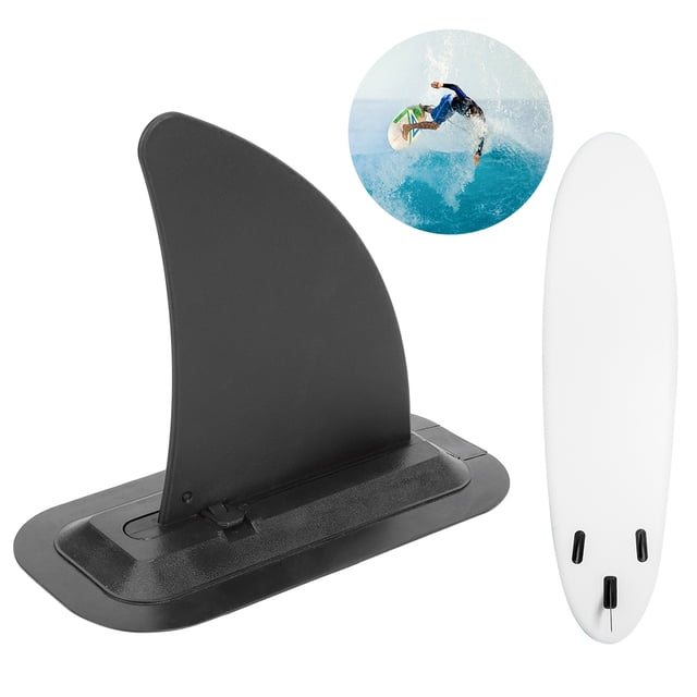Qiilu Quality Surfboard Fin,Quality PVC Inflation Canoeing Surfboard Fin Set Insert Buckle Type Watershed Accessory,Surfboard Fin Set