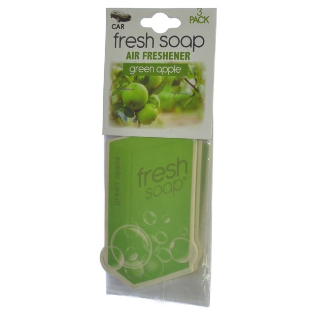 Fresh Soap Car Air Freshener Cardboard Hanging Long