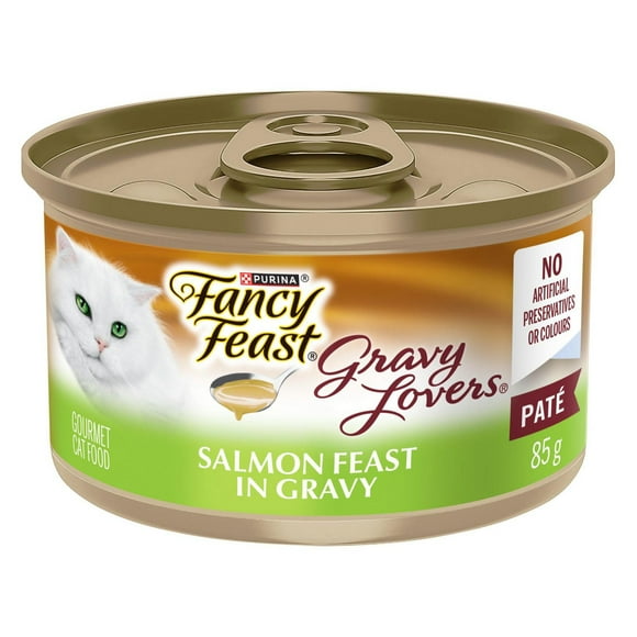 Fancy Feast Gravy Lovers Paté Salmon Feast in Gravy, Wet Cat Food 85 g, 85 g