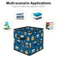 thumbnail image 2 of Hanukkah Foldable Storage Box with Handle, 10.8"x10.5"x10.6", Large Capacity - Storage Bins, Storage Basket, Storage Cubes, 2 of 6