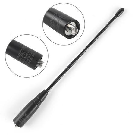 Radioddity RD-701 U/VHF SMA-Female 8inch High-gain Antenna for Baofeng TYT UV-5R GT-3 BF-F8