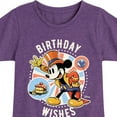 thumbnail image 3 of Disney - Birthday - Ring Master Mickey Birthday Wishes - Toddler & Youth Girls Short Sleeve T-Shirt, 3 of 5