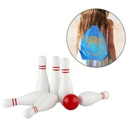 perfrom Wooden Bowling Set,Bowling Play Set,Sports Bowling Games for Kids, Indoor and Outdoor.