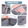 thumbnail image 4 of Caja de Almacenamiento Debajo de la Cama de 50 Litros con Tapa, Caja de Almacenamiento Plegable de con Laterales/Fondo Resistentes y Divisores Ajustables de PVC, 4 of 5