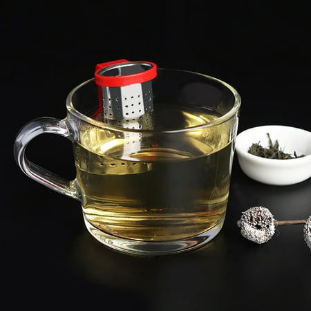 

Enjoymall Tea Infusers Fine Mesh Separate Design Stainless Steel Loose Leaf Tea Snap Tea Strainer for Kitchen
