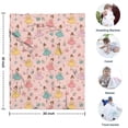 thumbnail image 4 of Princess Dress Ballet Pattern Blanket,Comfortable Soft Flannel Throw Blanket,All Season,Warm Lightweight Blankets for Sofa Bed Couch Living Room Chair,30"x40", 4 of 4
