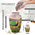 thumbnail image 2 of KARYLIZ Peacock Cremation Urns For Human Ashes Adult Female - Large Memorial Decorative Urn For Male - Burial Urn For Cremated Remains - Brown Funeral Urns For Adult Ashes Men, 2 of 2