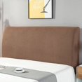 thumbnail image 2 of DEKAXID - Funda para cabecero de cama, elástica, gruesa, de color liso, con todo incluido, de felpa, forro polar para el hogar, 2 of 5