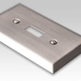 thumbnail image 2 of Wall Plate AMERELLE 163RRBN Double Rocker Steel Brushed Nickel, 2 of 4